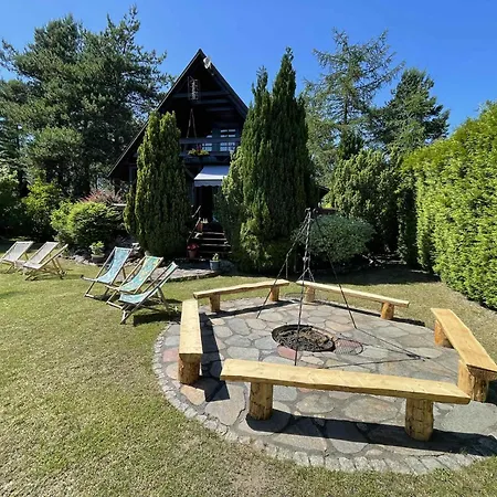 Dom Zielarki Z Widokiem Na Jezioro, Sauna, Balia 別荘