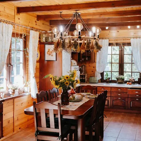 Hébergement de vacances Dom Zielarki Z Widokiem Na Jezioro, Sauna, Balia *