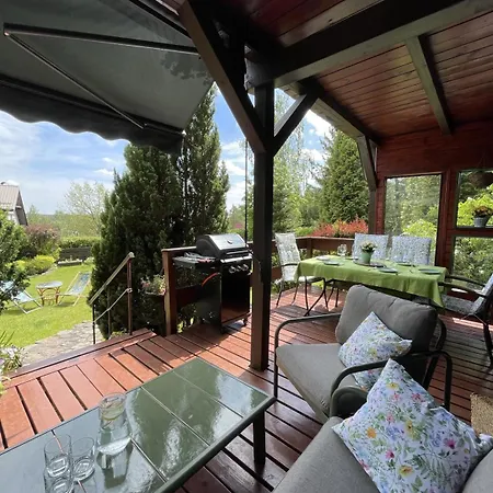 بيت للعطل Dom Zielarki Na Kaszubach - Widok Na Jezioro, Sauna, Balia Żuromin