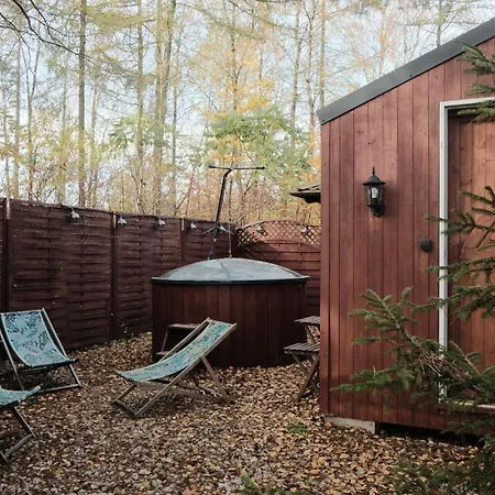 Dom Zielarki Na Kaszubach - Widok Na Jezioro, Sauna, Balia