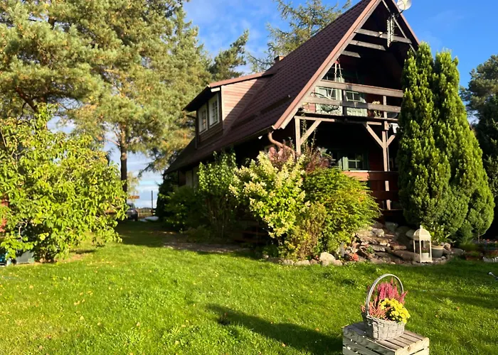 Dom Zielarki Z Widokiem Na Jezioro, Sauna, Balia Holiday home Zuromino