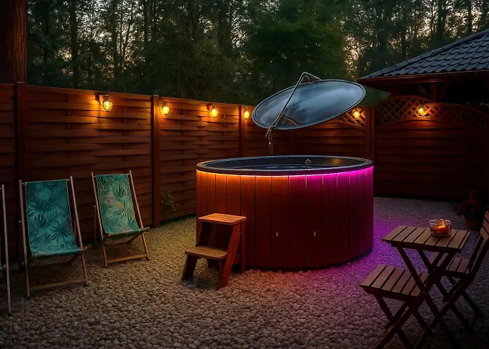 Holiday home Dom Zielarki Z Widokiem Na Jezioro, Sauna, Balia